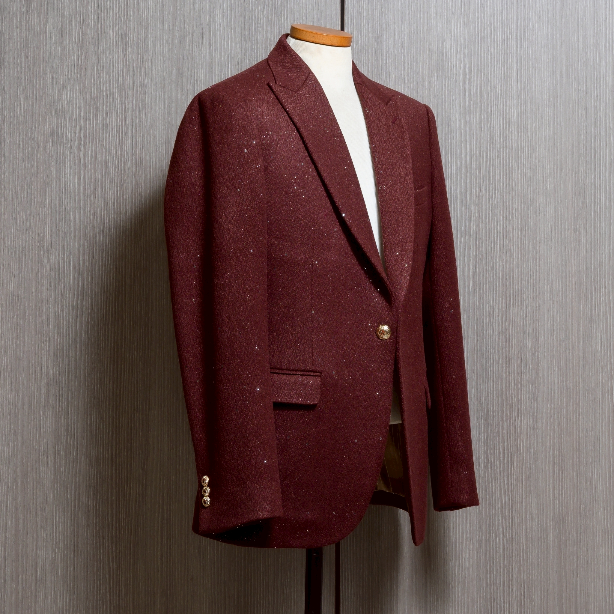 バーガンディラメシングルジャケット