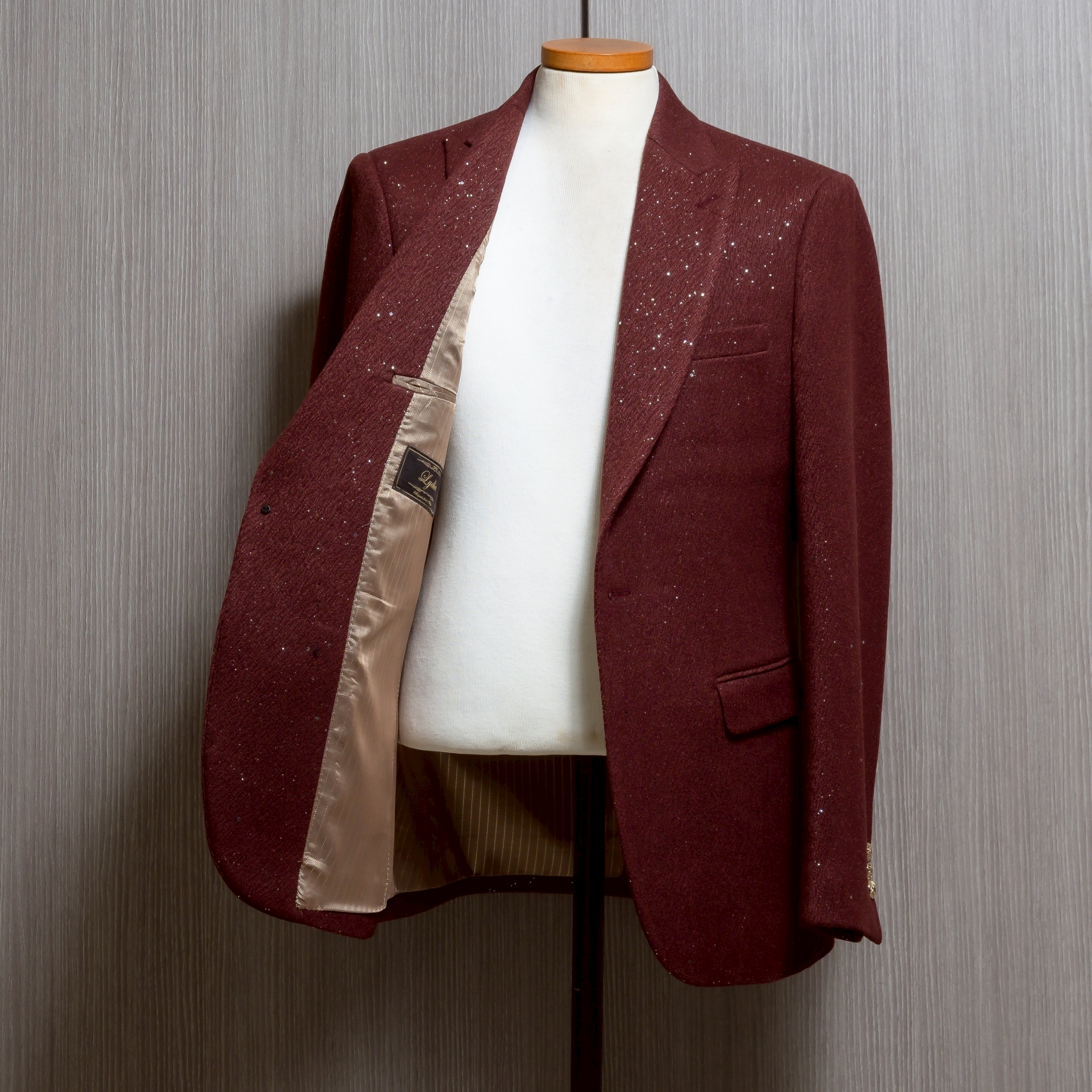 バーガンディラメシングルジャケット