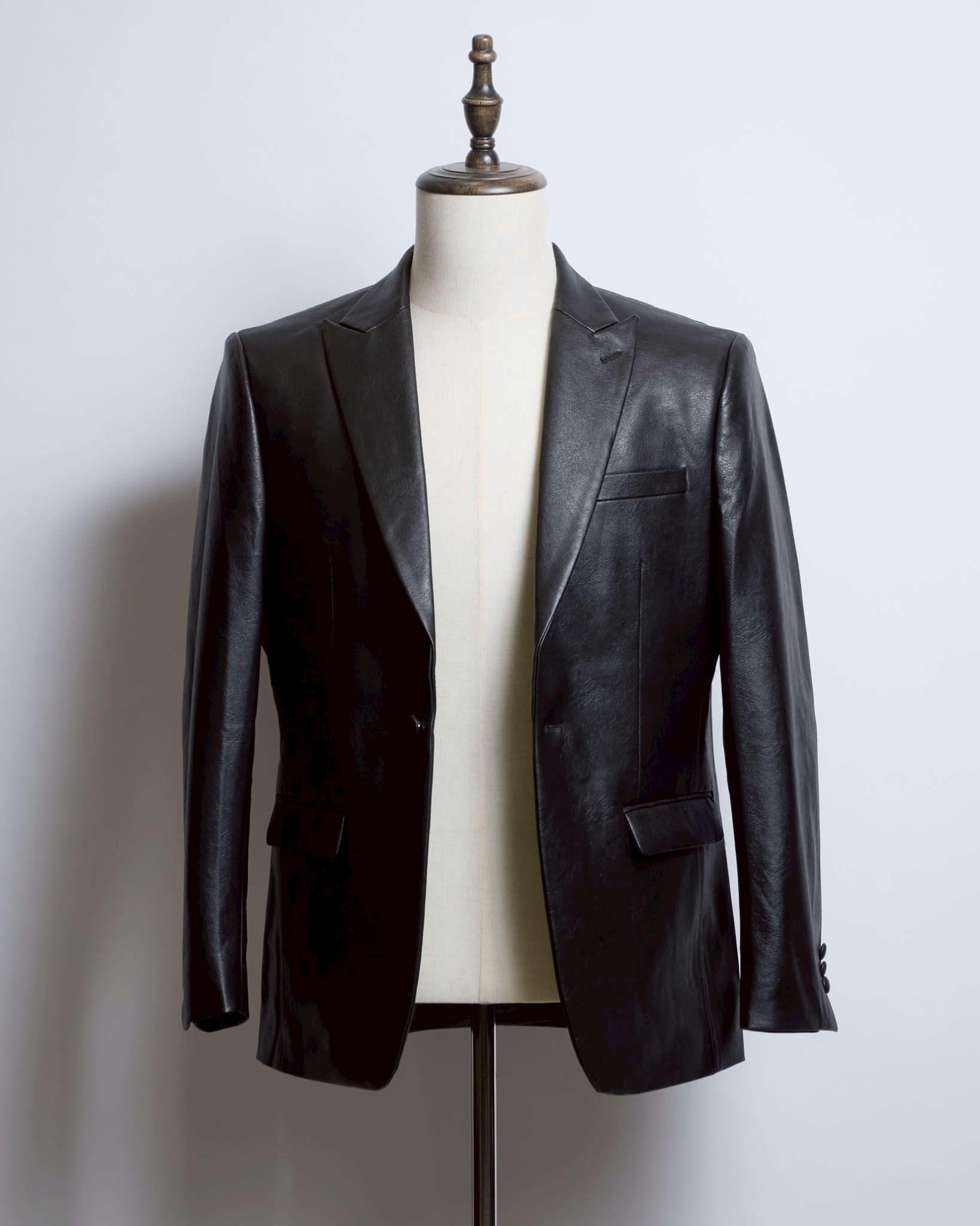 レザータッチ シングルジャケット - 画像 (3)