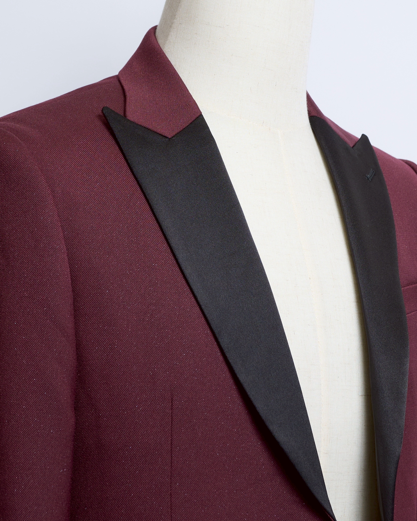 バーガンディ ラメジャケット - 画像 (6)
