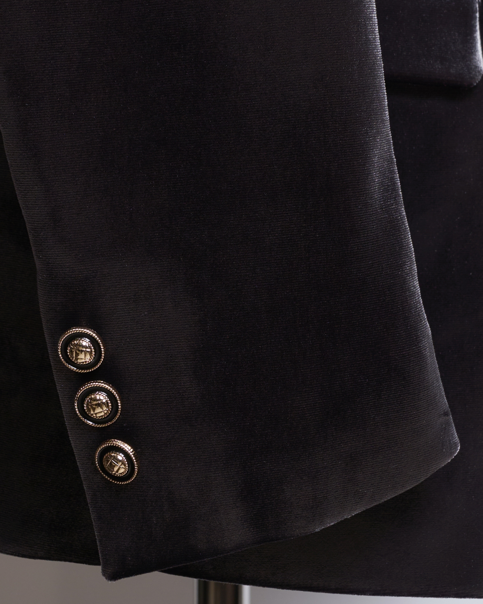 グレーベロアジャケット ダブル - 画像 (5)