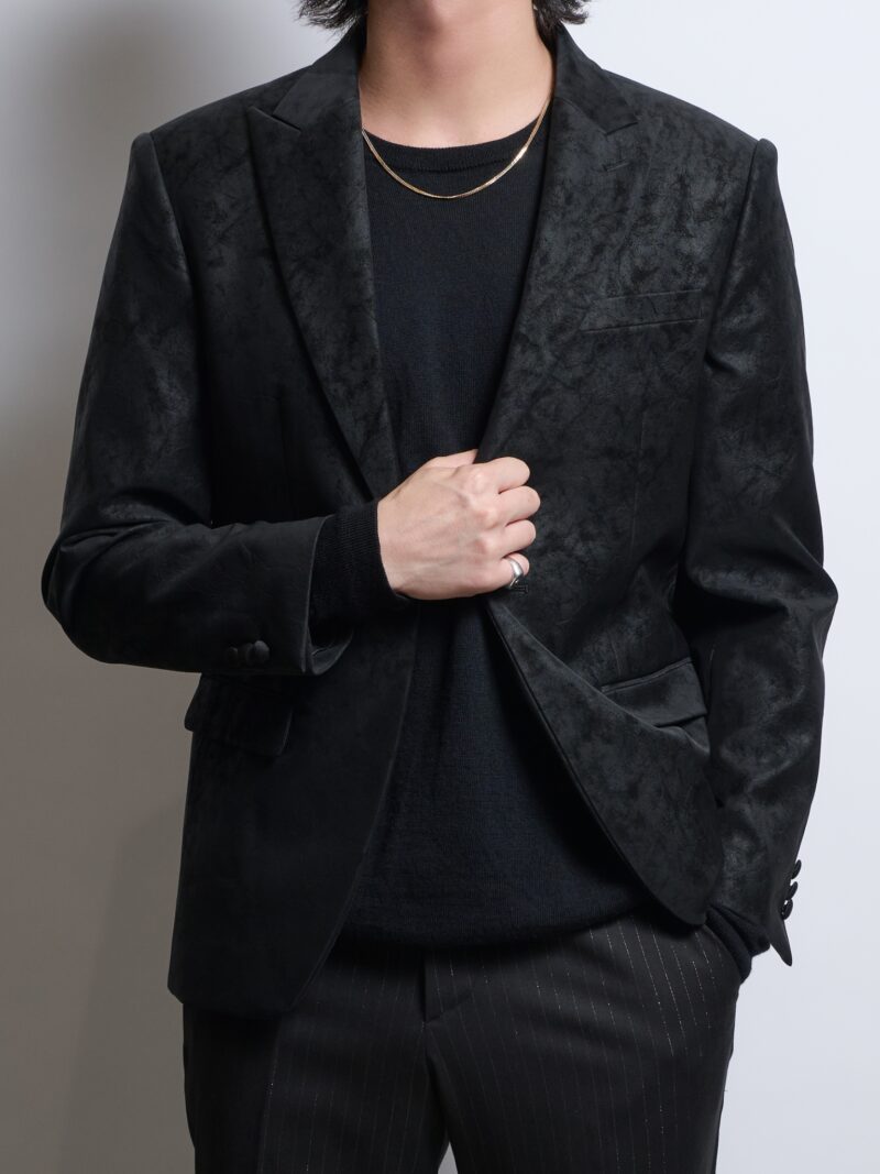 マットレザー調シングルジャケット、フェイクレザー